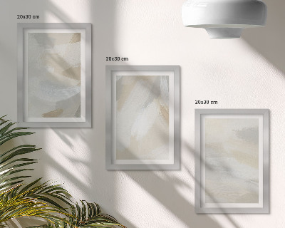 Galerie de perete Fundal abstract deschis cu tușe delicate de pensulă