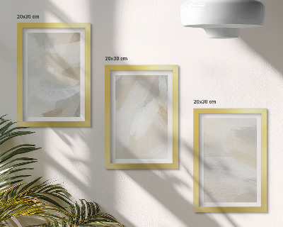 Galerie de perete Fundal abstract deschis cu tușe delicate de pensulă