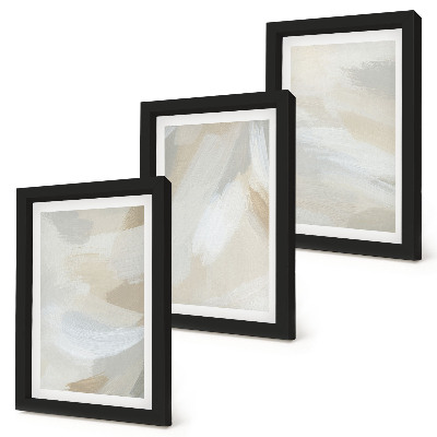 Galerie de perete Fundal abstract deschis cu tușe delicate de pensulă