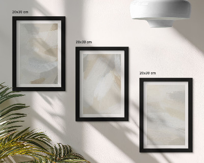 Galerie de perete Fundal abstract deschis cu tușe delicate de pensulă