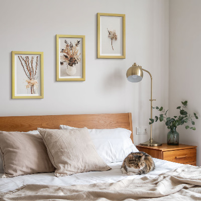 Galerie de perete Flori și ramuri într-un stil minimalist natural