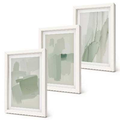 Set 3 tablouri Modele abstracte în stil acuarelă