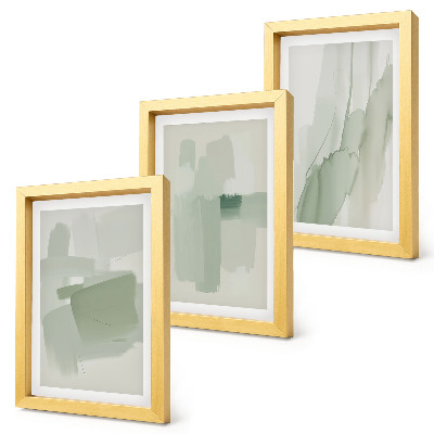 Set 3 tablouri Modele abstracte în stil acuarelă