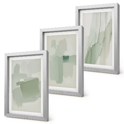 Set 3 tablouri Modele abstracte în stil acuarelă