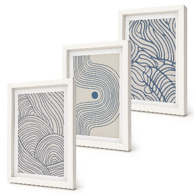 Galerie de perete Linii decorative abstracte, forme de undă