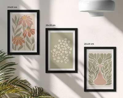 Galerie de perete Motive florale, modele minimaliste, stil boho