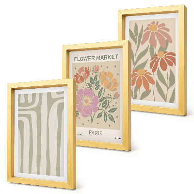 Galerie de perete Poster cu motive botanice, minimalism parizian