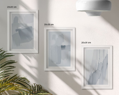 Galerie de perete Compoziții abstracte în stil acuarelă
