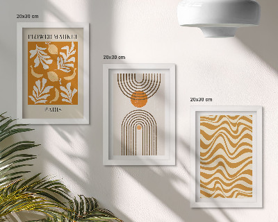 Galerie de perete Postere de modă cu modele florale și geometrice