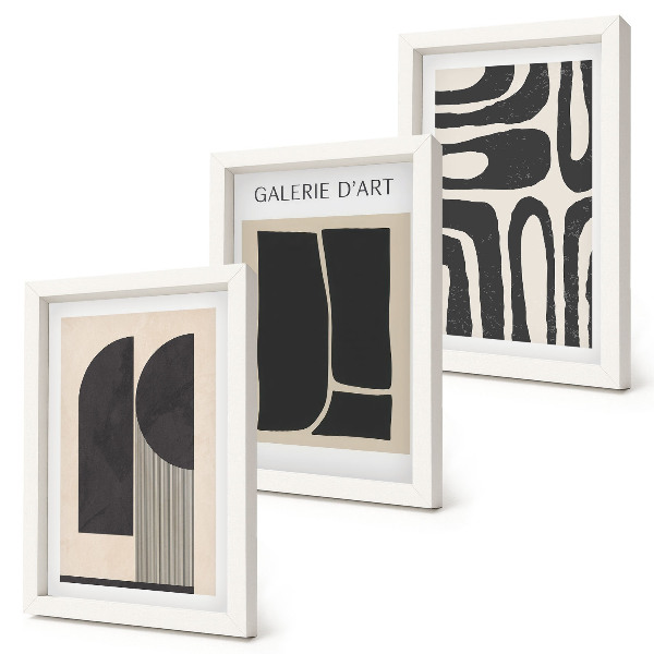 Galerie de perete Postere minimaliste cu forme abstracte