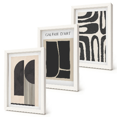 Galerie de perete Postere minimaliste cu forme abstracte
