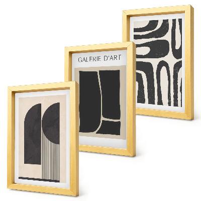 Galerie de perete Postere minimaliste cu forme abstracte