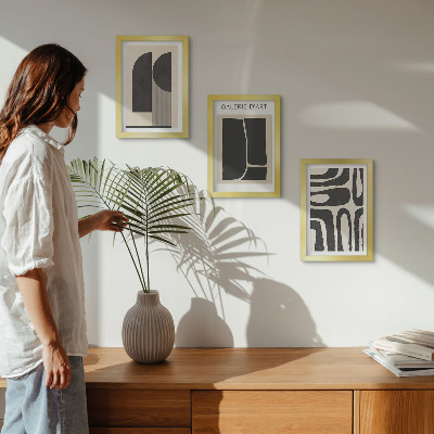 Galerie de perete Postere minimaliste cu forme abstracte