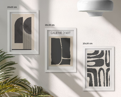 Galerie de perete Postere minimaliste cu forme abstracte