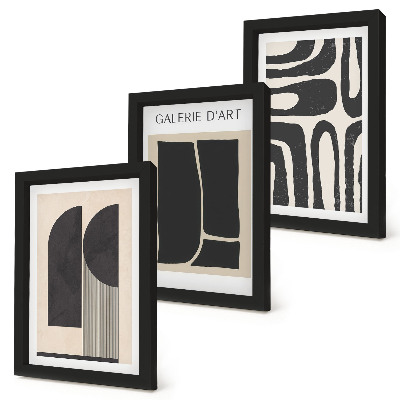 Galerie de perete Postere minimaliste cu forme abstracte