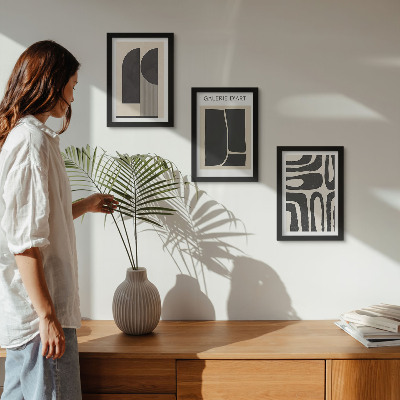 Galerie de perete Postere minimaliste cu forme abstracte