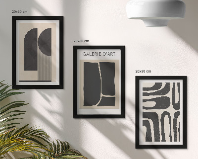 Galerie de perete Postere minimaliste cu forme abstracte