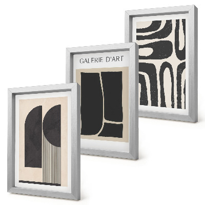 Galerie de perete Postere minimaliste cu forme abstracte