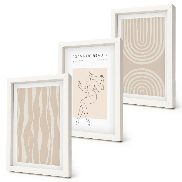 Galerie de perete Modele abstracte decorațiuni boho delicate