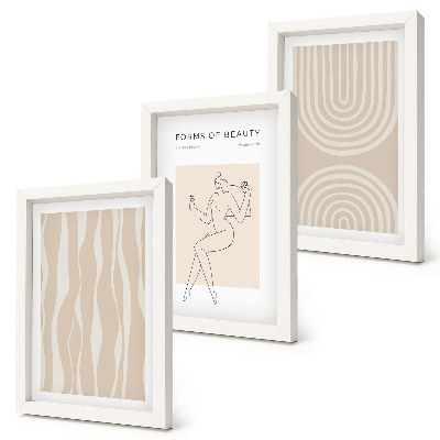 Galerie de perete Modele abstracte decorațiuni boho delicate