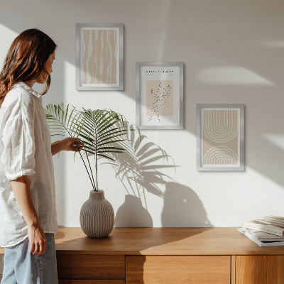 Galerie de perete Modele abstracte decorațiuni boho delicate
