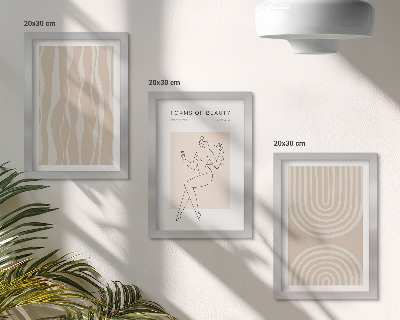 Galerie de perete Modele abstracte decorațiuni boho delicate