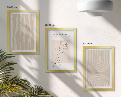 Galerie de perete Modele abstracte decorațiuni boho delicate