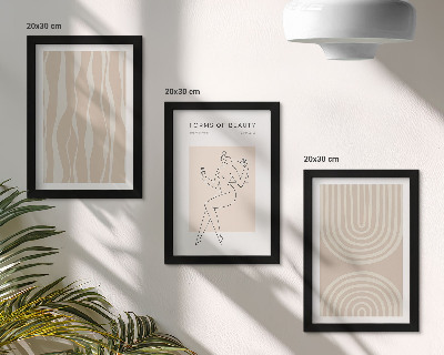 Galerie de perete Modele abstracte decorațiuni boho delicate