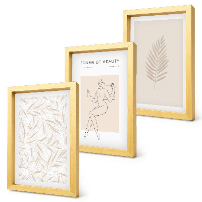 Galerie de perete Motive de design botanic minimaliste