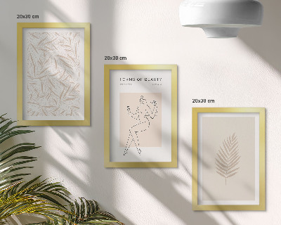 Galerie de perete Motive de design botanic minimaliste