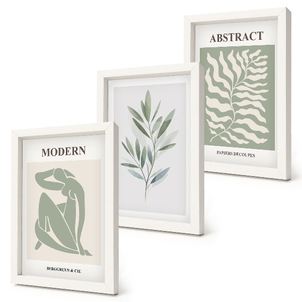 Galerie de perete Matisse design acuarelă boho plante
