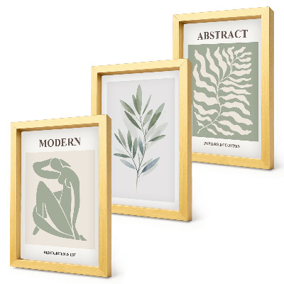 Galerie de perete Matisse design acuarelă boho plante