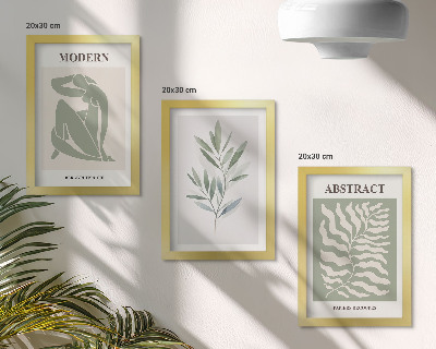 Galerie de perete Matisse design acuarelă boho plante