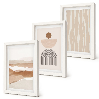 Galerie de perete Peisaj abstract, forme naturale și geometrie
