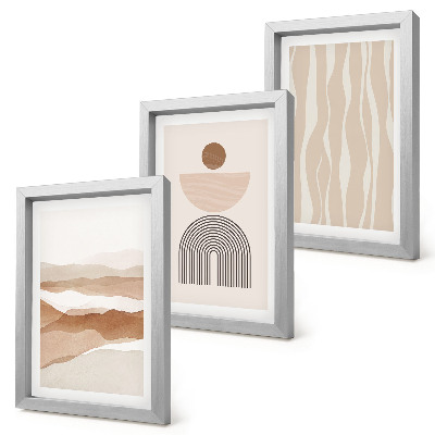 Galerie de perete Peisaj abstract, forme naturale și geometrie