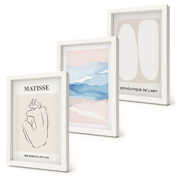 Galerie de perete Formele abstracte și culorile delicate ale lui Matisse