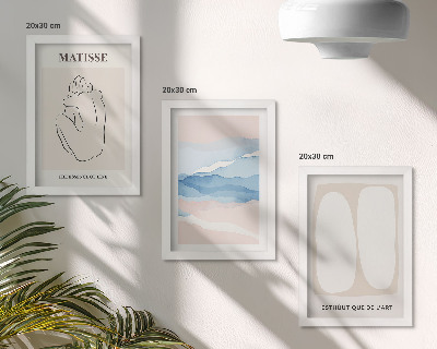 Galerie de perete Formele abstracte și culorile delicate ale lui Matisse