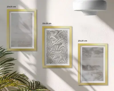 Galerie de perete cu structuri și texturi moderne într-un stil minimalist
