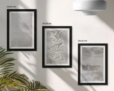 Galerie de perete cu structuri și texturi moderne într-un stil minimalist