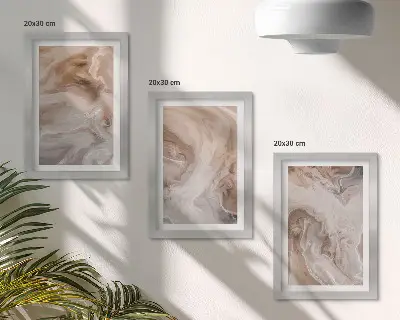 Galerie de perete cu modele abstracte din marmură și texturi de piatră