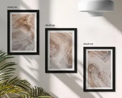 Galerie de perete cu modele abstracte din marmură și texturi de piatră