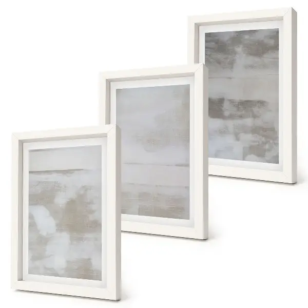 Set de 3 tablouri cu texturi uzate în stil industrial modern