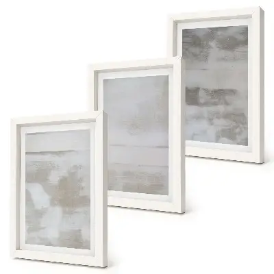 Set de 3 tablouri cu texturi uzate în stil industrial modern
