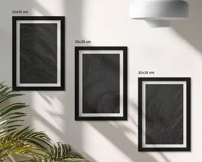 Galerie de perete cu texturi elegante din marmură închisă în stil glamour