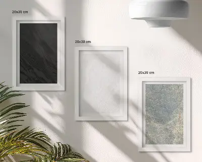 Set 3 tablouri cu texturi elegante din piatră în diverse culori
