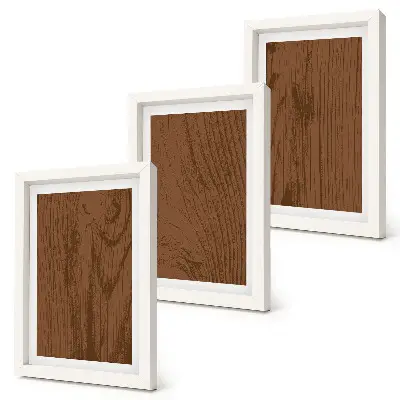 Galerie de perete cu model din lemn și textură de scoarță de copac în stil minimalist
