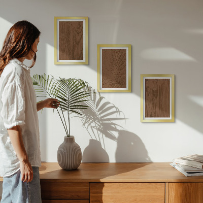 Galerie de perete Model de lemn, textură de scoarță de copac, minimalism