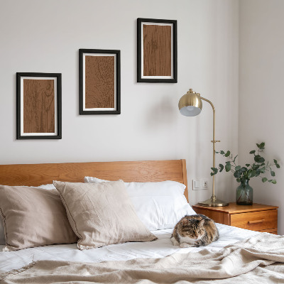 Galerie de perete Model de lemn, textură de scoarță de copac, minimalism