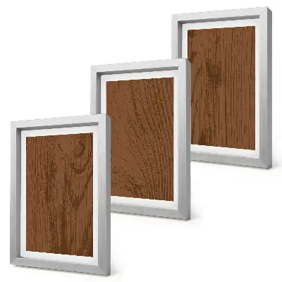 Galerie de perete cu model din lemn și textură de scoarță de copac în stil minimalist