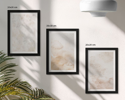 Galerie de perete Texturi la modă în culori pastelate deschise